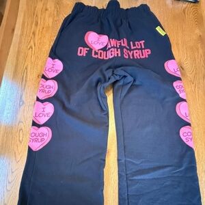 That's A Awful Lot Of Cough Syrup" Valentine's Day edition Joggers